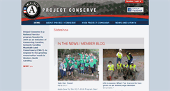Desktop Screenshot of americorpsprojectconserve.org